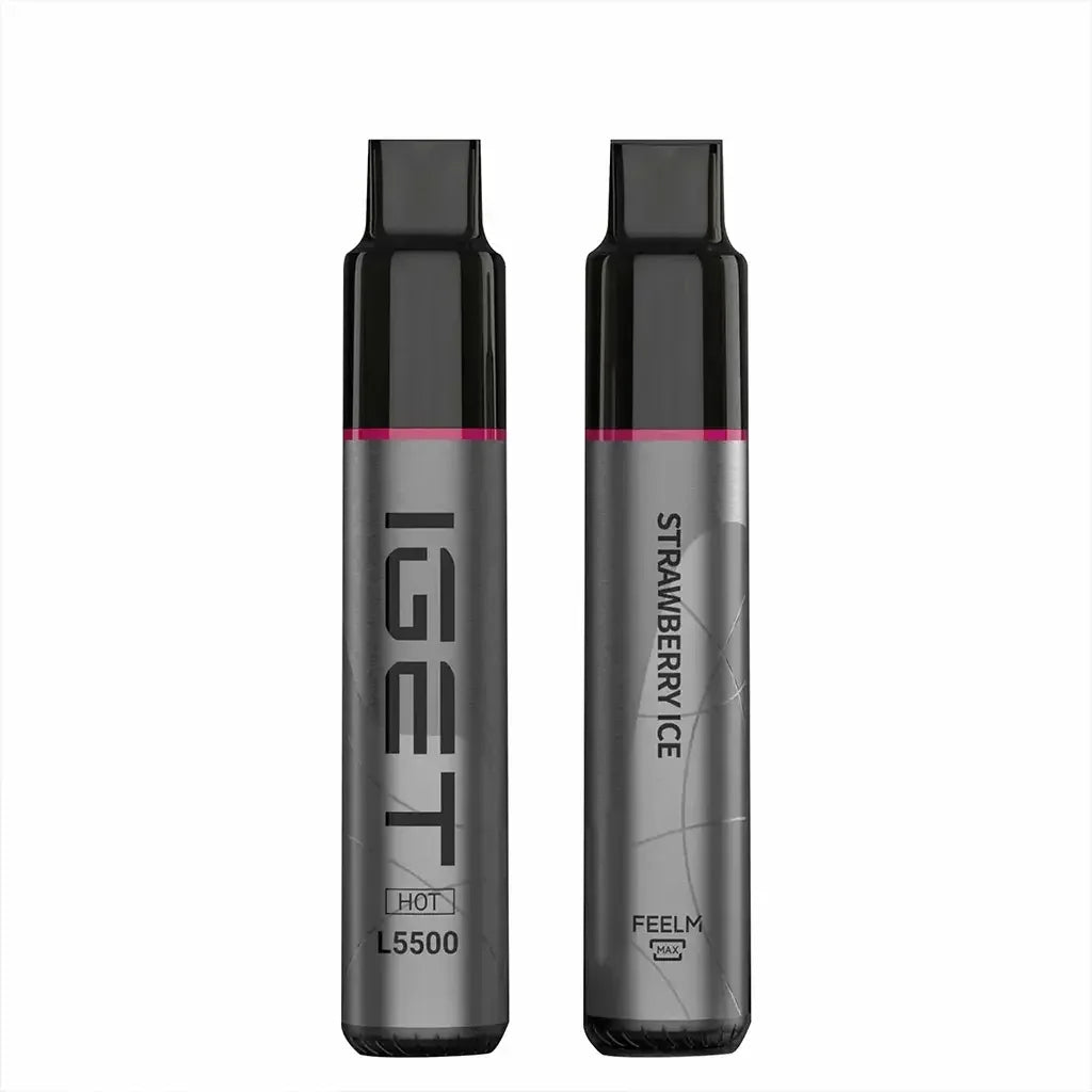 IGET Hot Strawberry Ice 5500 Puffs - Ali Barbar Vaping