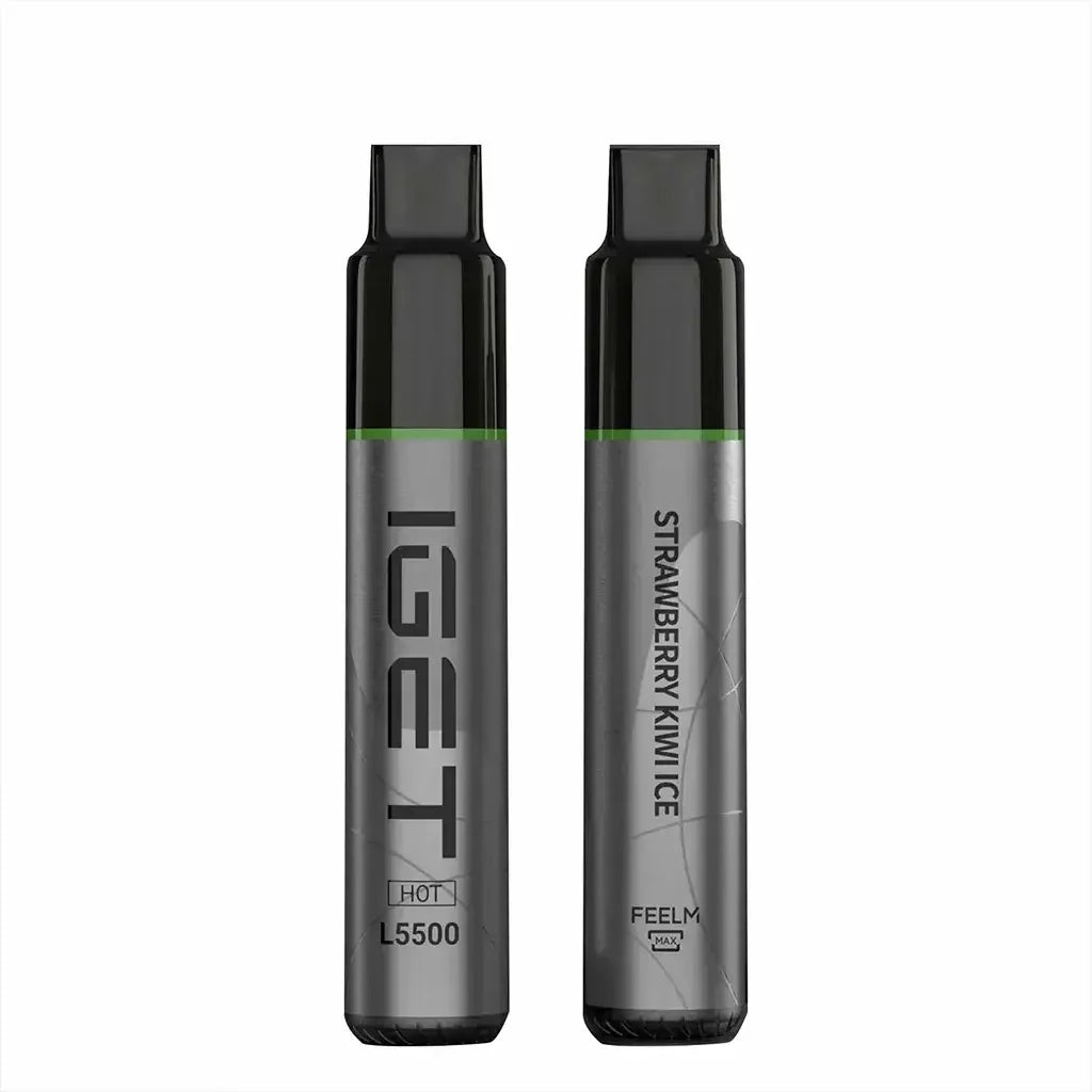 IGET Hot Strawberry Kiwi Ice 5500 Puffs - Ali Barbar Vaping