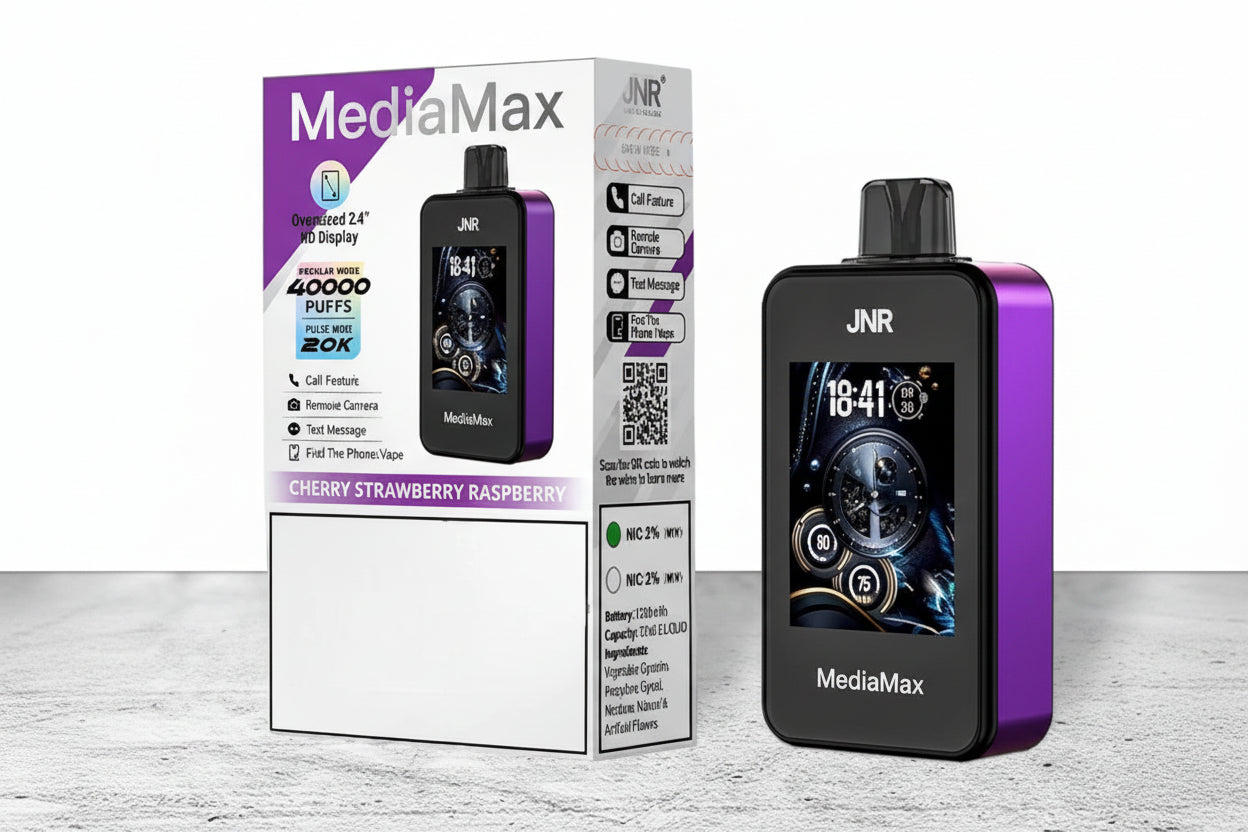 JNR MediaMax Cherry Strawberry Raspberry - AliBarbar Vaping