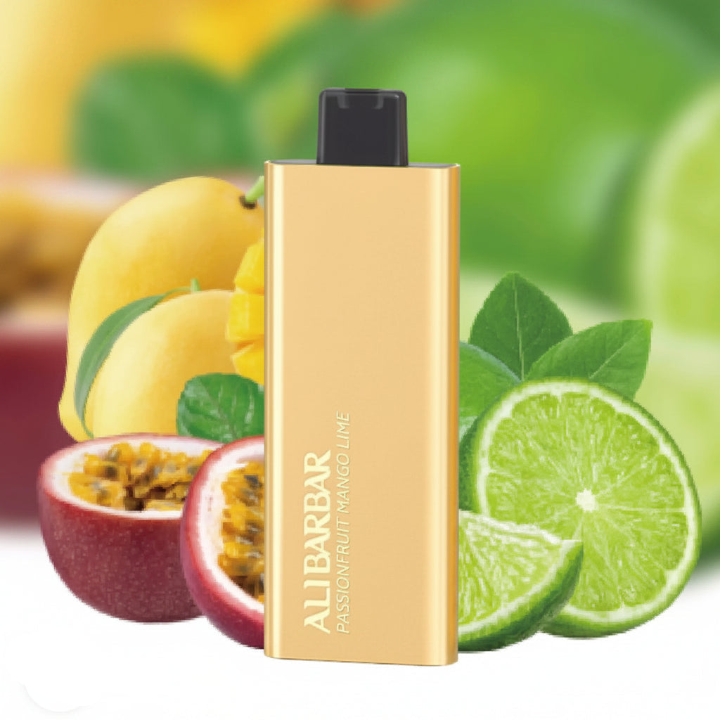 ALIBARBAR Pandora 7000 PUFFS – Passionfruit Mango Lime