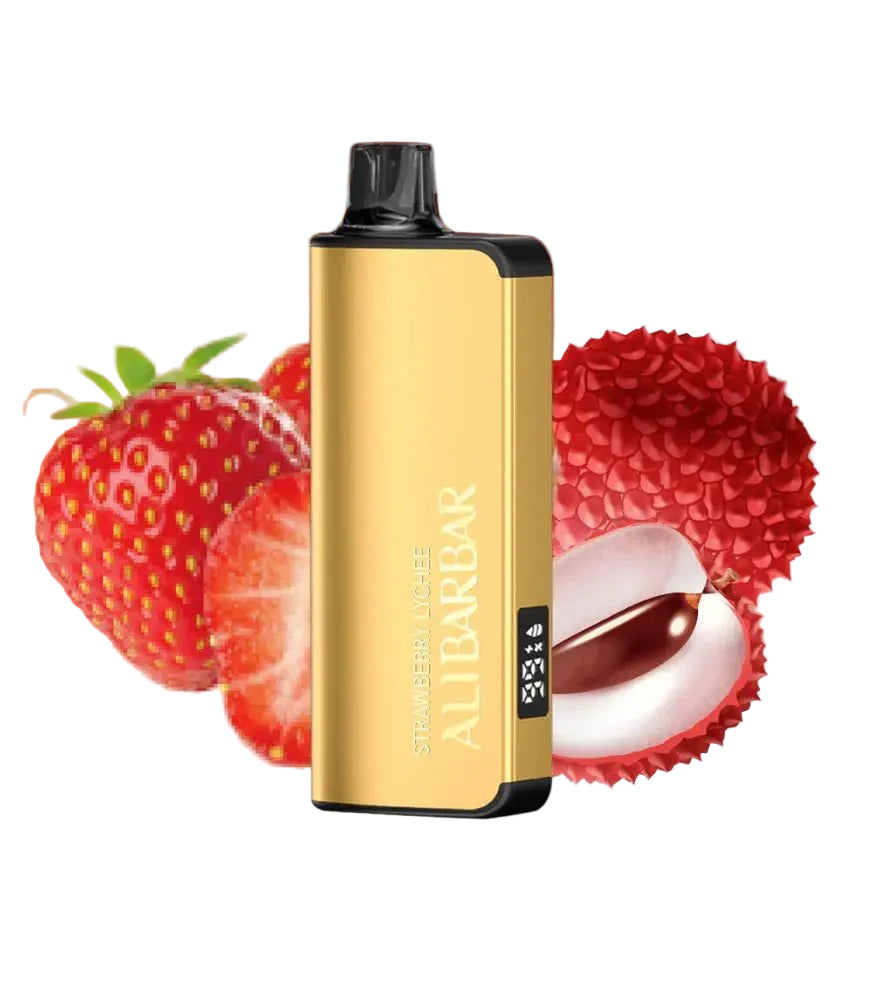 Alibarbar Ingot 9000 Strawberry Lychee Ice - Ali Barbar Vaping