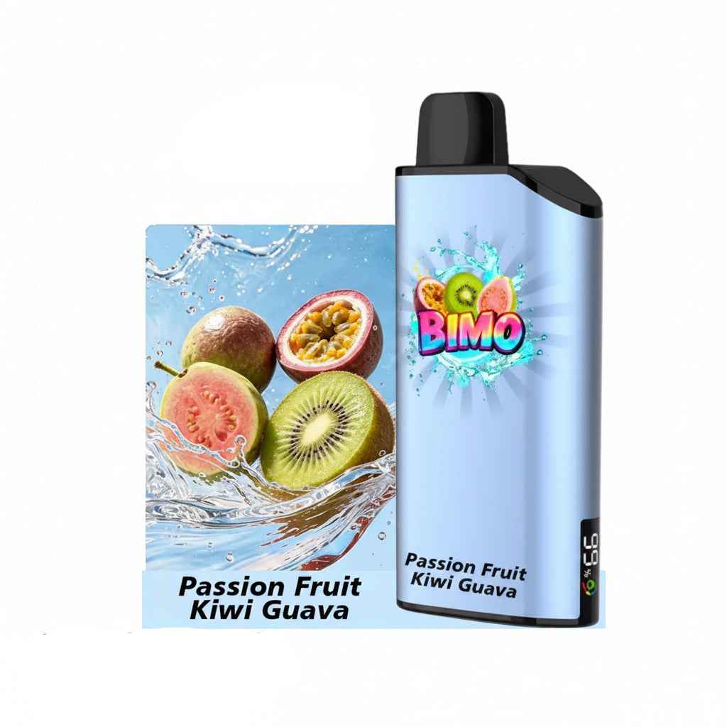 BIMO ONE 9000 Puffs disposable vape in Passion Fruit Kiwi Guava flavour