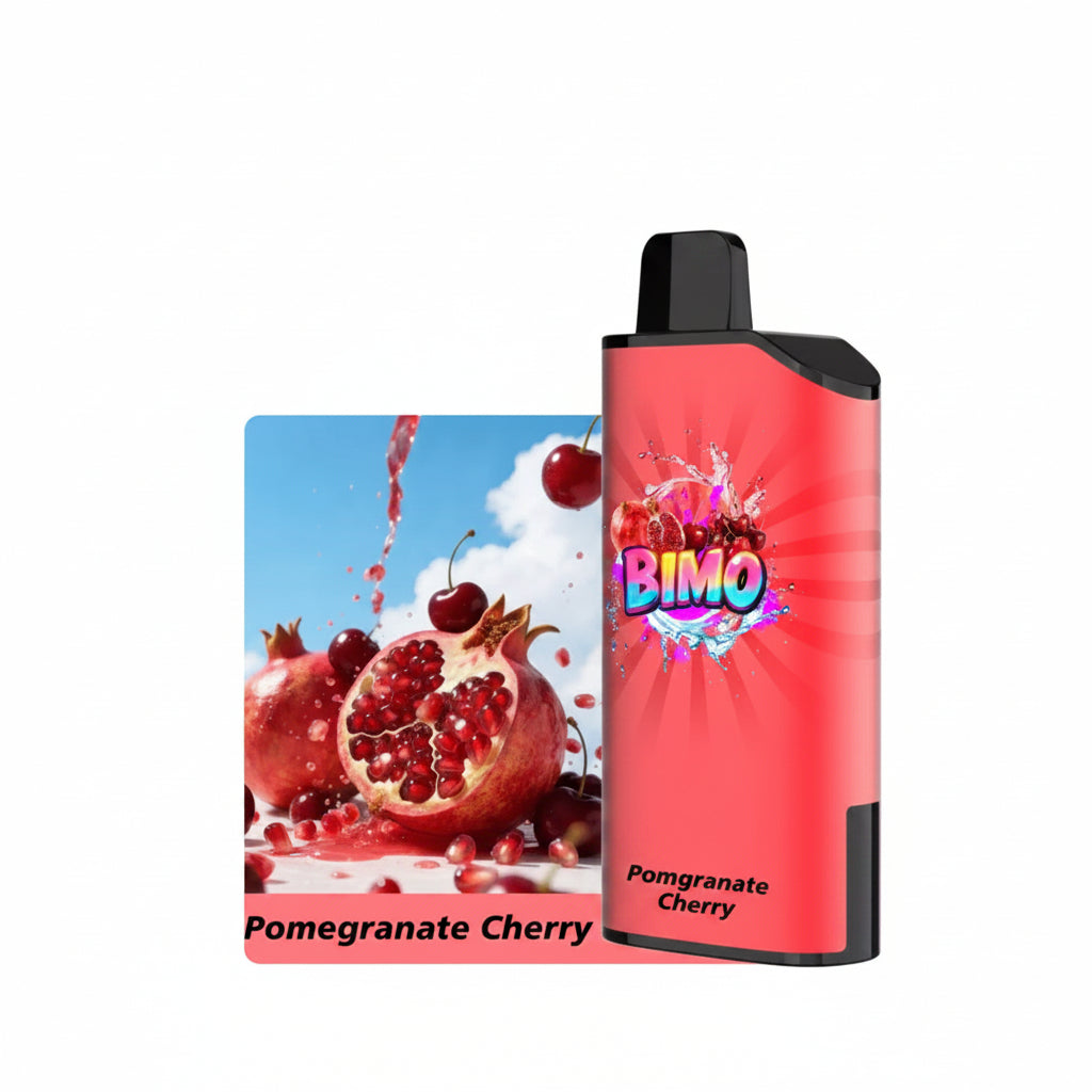 BIMO ONE 9000 Puffs disposable vape in Pomegranate Cherry flavour