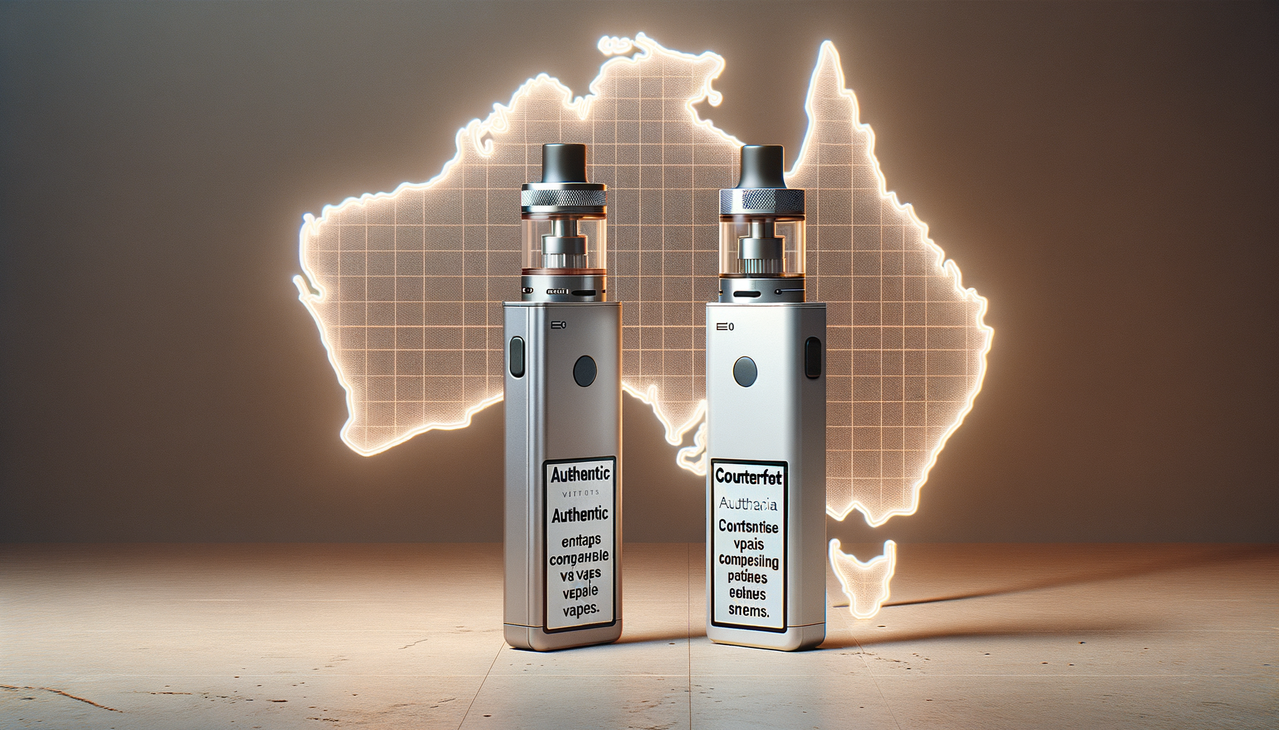 sleek disposable vapes on clean white surface with soft vapor wisps