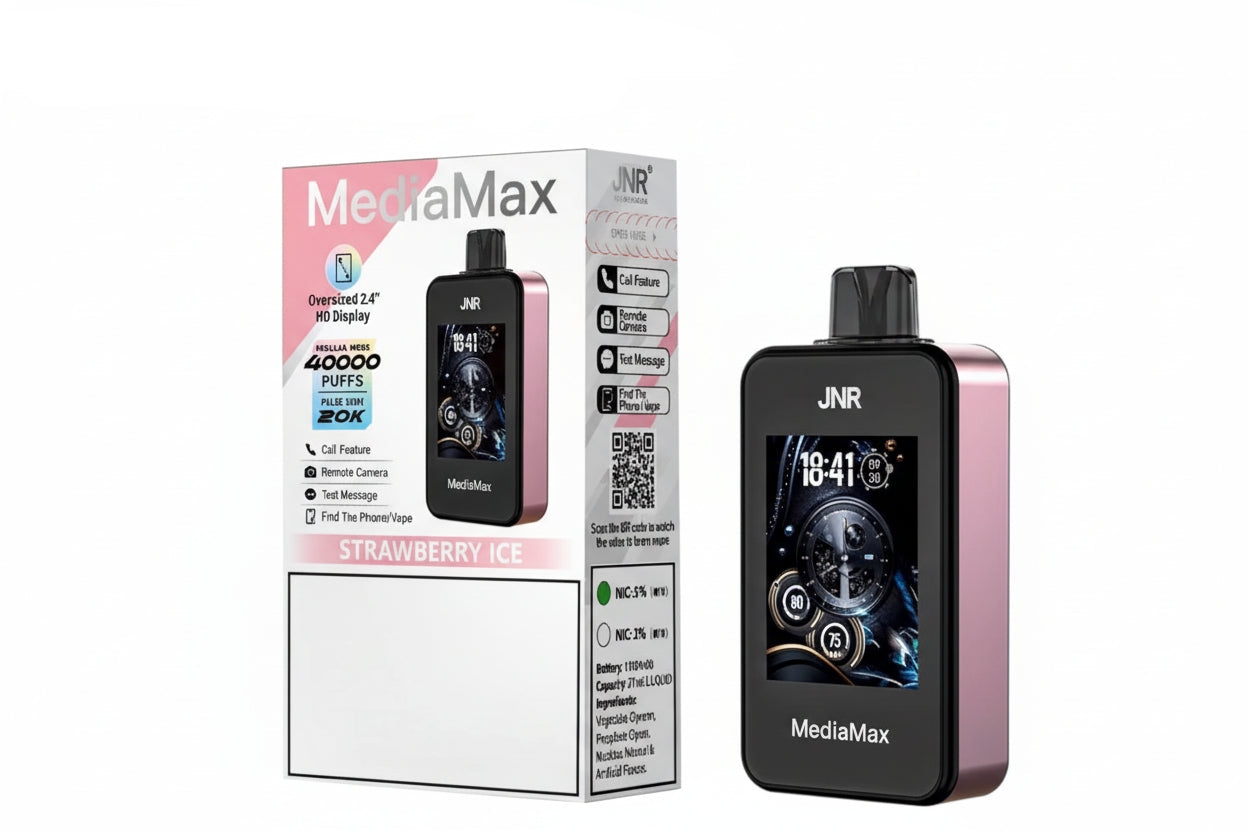 JNR MediaMax Strawberry Ice - AliBarbar Vaping