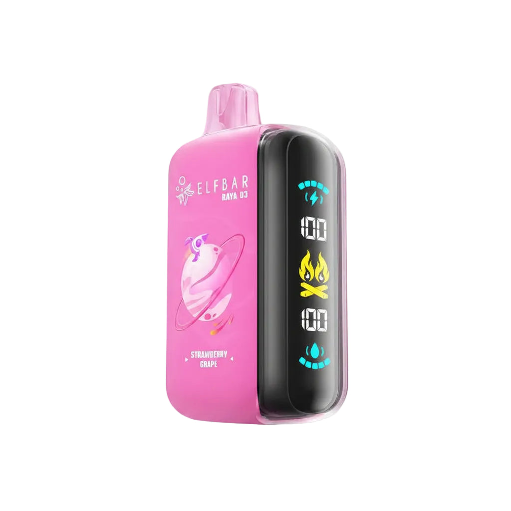 ELF BAR RAYA D3 STRAWBERRY GRAPE