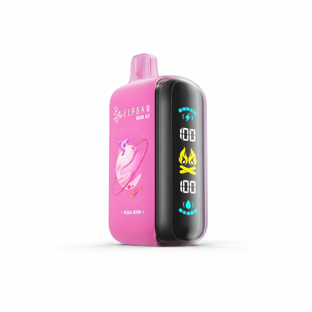 ELF BAR RAYA D3 PEACH BERRY