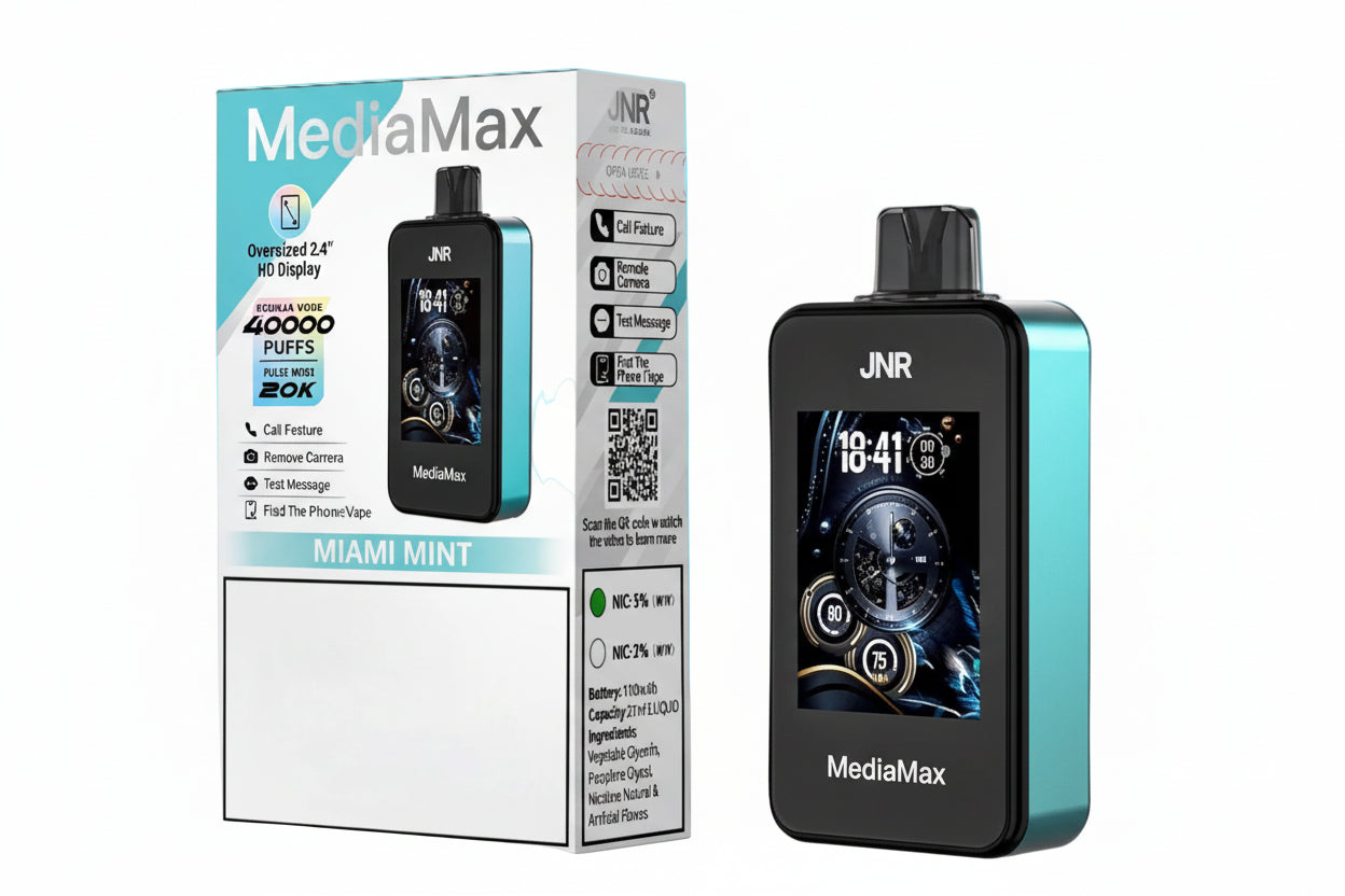 JNR MediaMax Miami Mint - AliBarbar Vaping