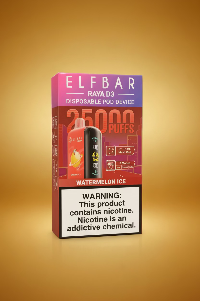 ELFBAR RAYA D3 25000 puffs-DISPABLE DEVICE-10 pcs