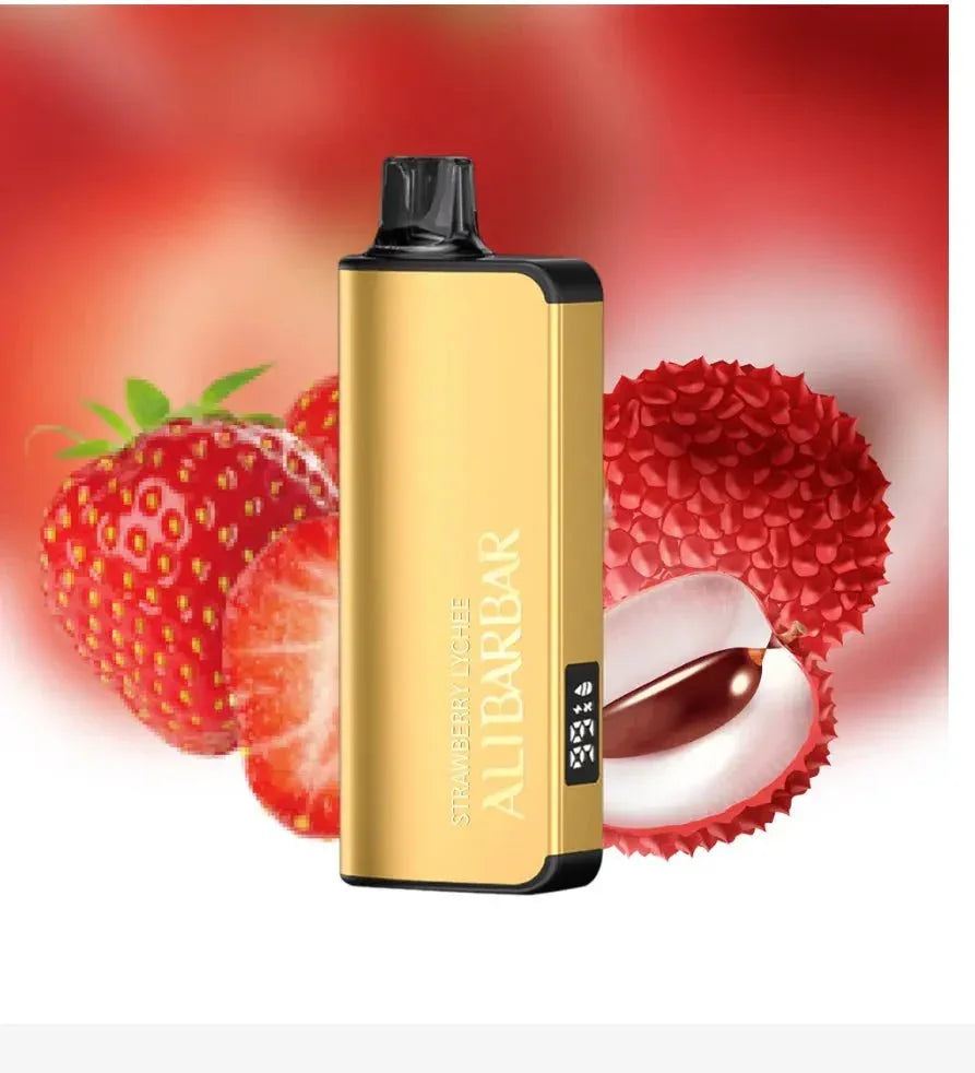 Alibarbar Ingot 9000 Strawberry Lychee Ice - Ali Barbar Vaping