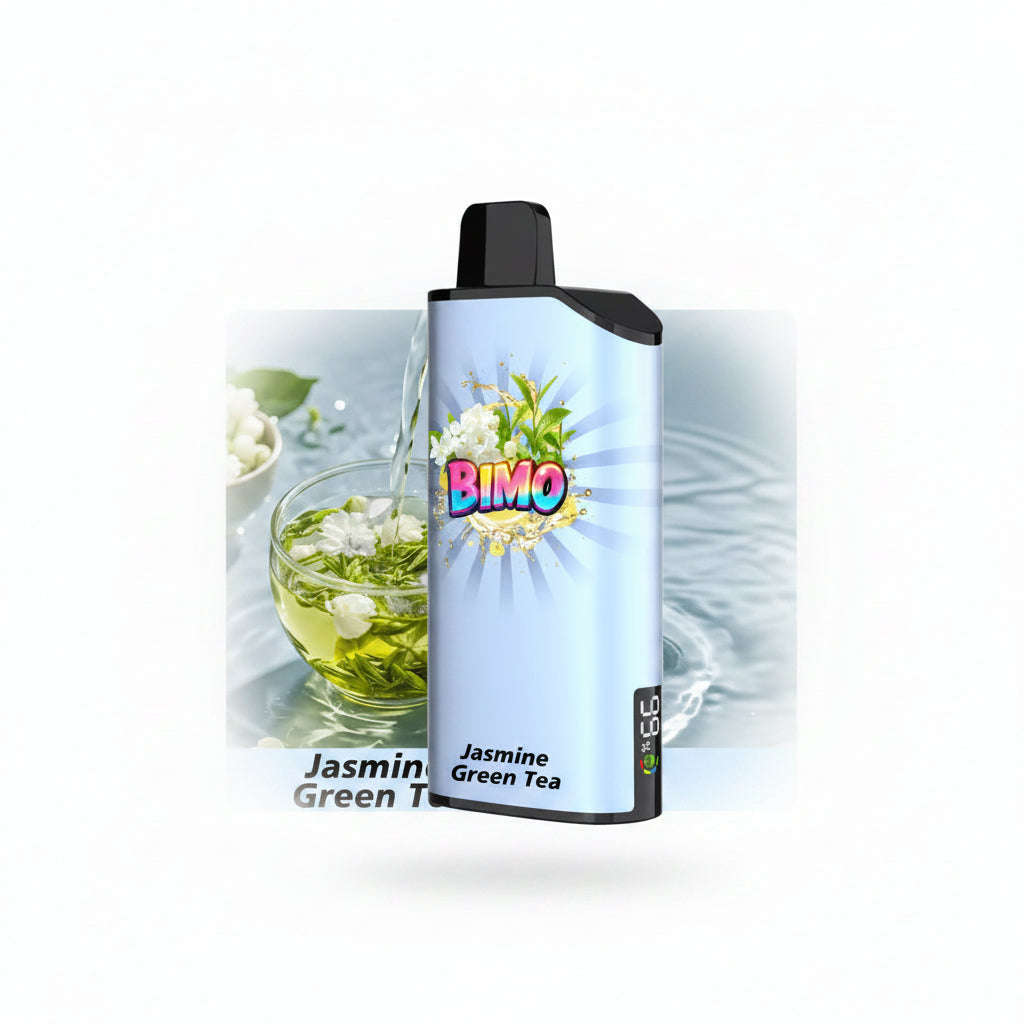 BIMO ONE 9000 Puffs disposable vape in Jasmine Green Tea flavour